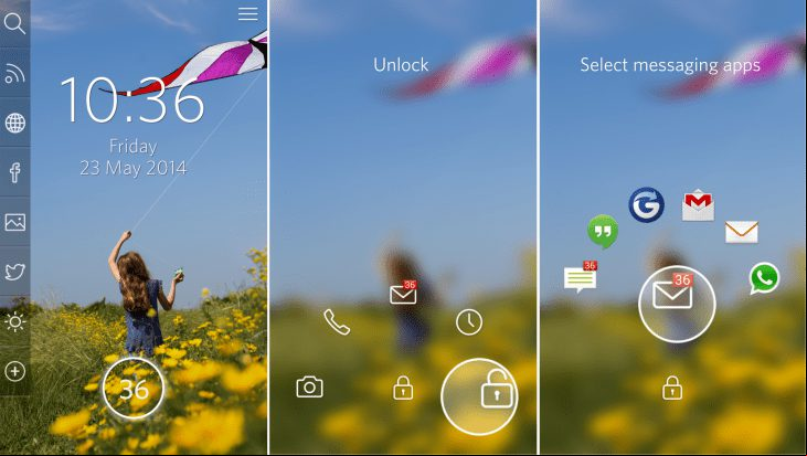 Start-lockscreen