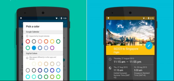 Material Design en DigiCal