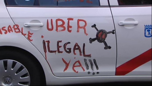 uber polemica taxi