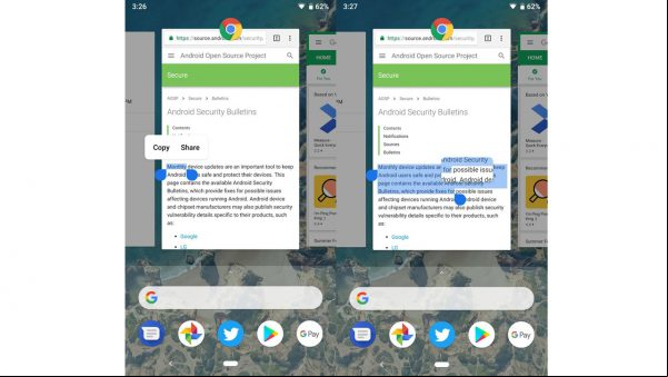 Cómo usar el nuevo selector de aplicaciones en Android Pie