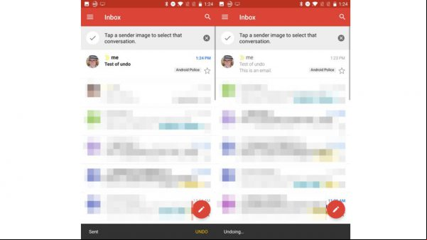 Gmail para Android ahora puede deshacer correos electrónicos enviados