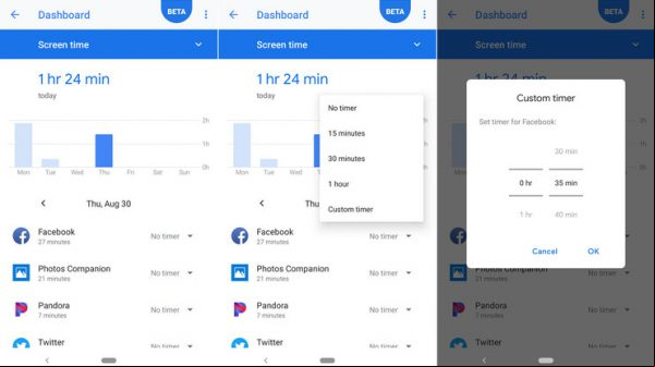 Cómo usar la aplicación de bienestar digital de Android P