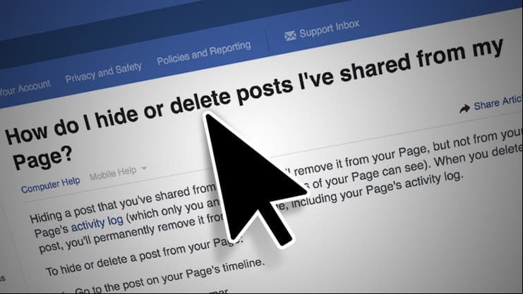 Cómo eliminar rápidamente las publicaciones antiguas de Facebook