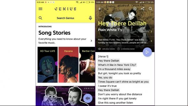 1lyrics te muestra las letras de tus canciones en cualquier app de música