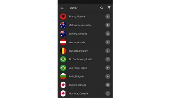 Cómo conectarse o cambiar a un servidor IPVanish en Android-650-80