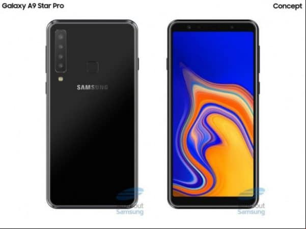 Galaxy A9 Star Pro: Tendrá cuatro cámaras traseras y una frontal