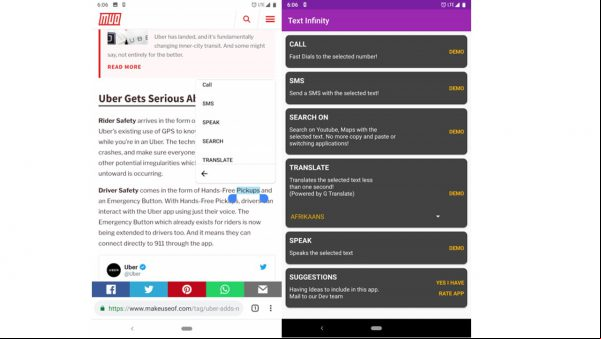 7 apps de Android para potenciar el menú de selección de texto