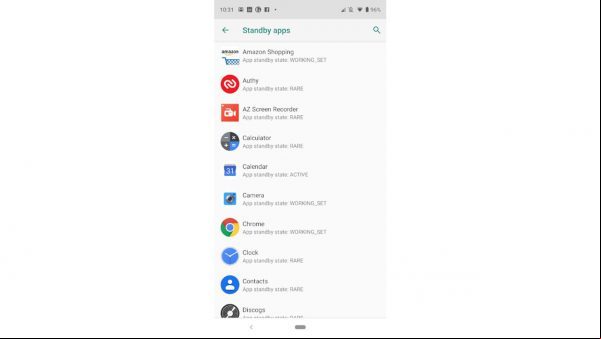 Cómo usar Android Pie con aplicaciones Standby
