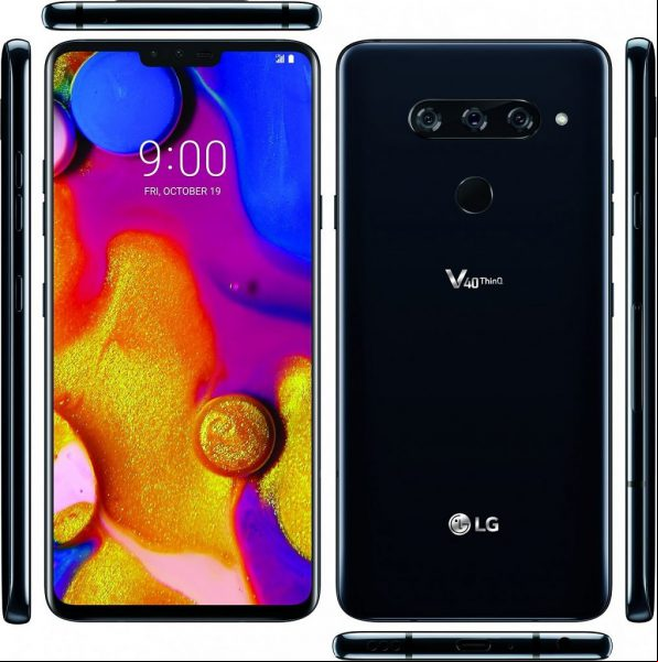 LG anuncia el V40 ThinQ: Trae 5 cámaras y una pantalla de 6.4 pulgadas