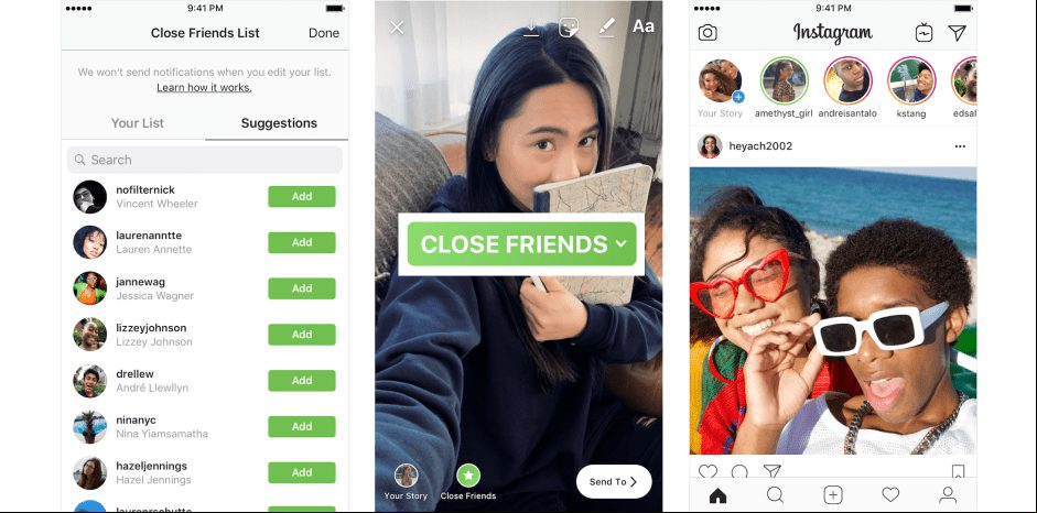 Instagram ahora te permite compartir historias con Amigos Cercanos