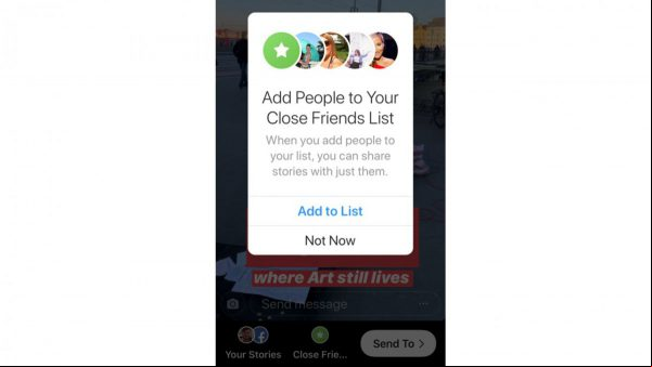 Instagram ahora te permite compartir historias con Amigos Cercanos