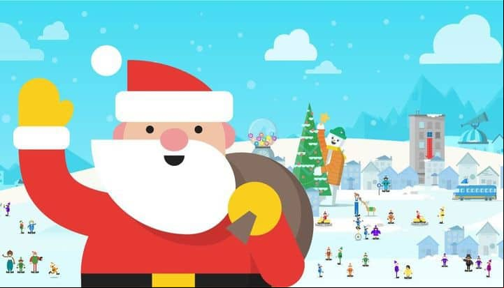 La app Sigue a Papa Nóel de Google está de vuelta en 2018