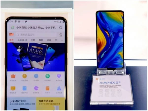 Xiaomi presenta su versión Mi MIX 3 5G con chipset Snapdragon 855