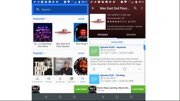 8 aplicaciones de podcast para Android que debes conocer