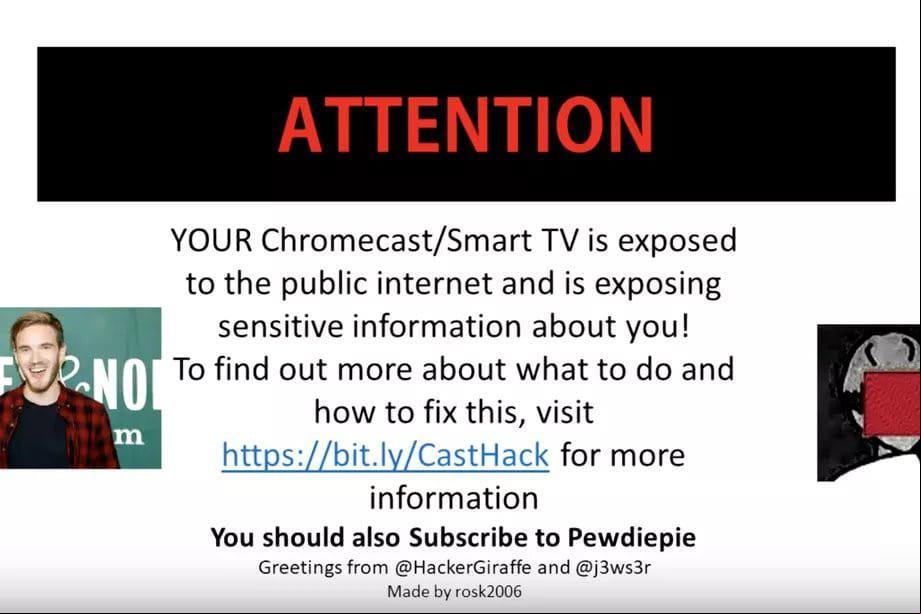 Están hackeando televisores y dispositivos con Chromecast ¡Alerta!