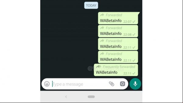 WhatsApp para Android permitirá saber cuántas veces se ha reenviado un mensaje
