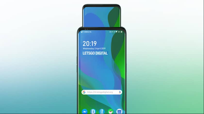 Oppo patenta el teléfono con una mini pantalla emergente