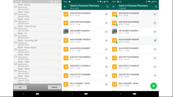 WhatsApp mejora la acción de adjuntar audios