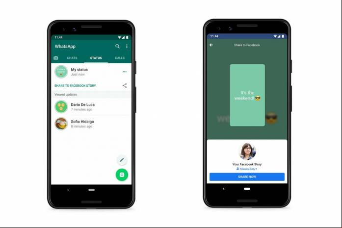 Estado compartido de WhatsApp es probado en Facebook, Instagram y otras apps