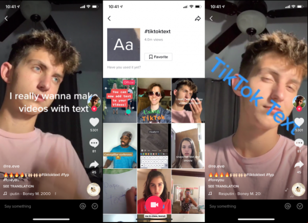 App TikTok lanza función de texto para agregar subtítulos a los vídeos