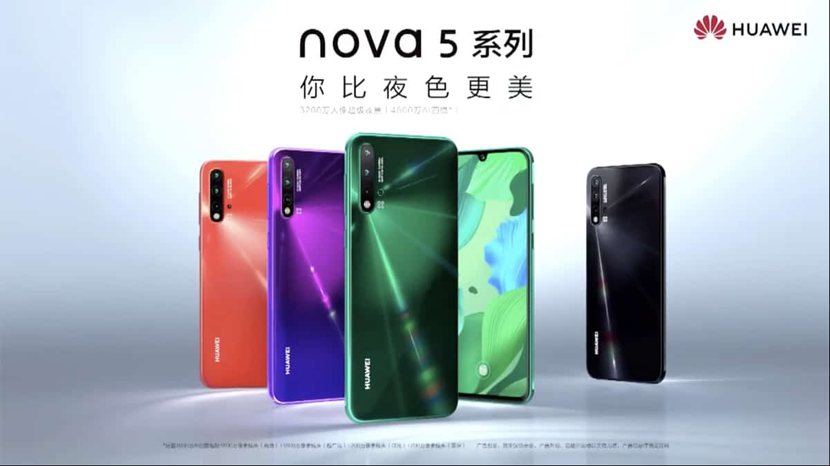 Los Nova 5i, Nova 5 y Nova 5 Pro de Huawei ya son oficiales