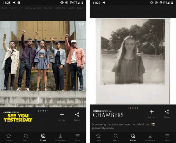La app móvil de Netflix prueba un feed parecido a Instagram