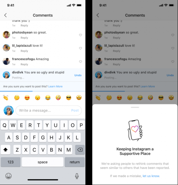 Nuevas funciones de Instagram combatirán el bullying virtual