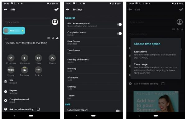 mensajes SMS en Android