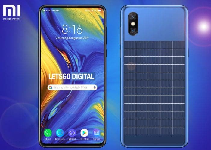 Los móviles Xiaomi del futuro podrían recargarse con energía solar