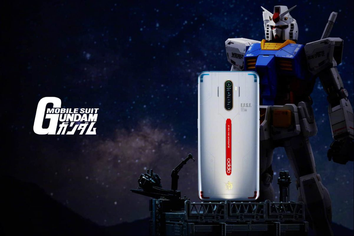 Oppo hizo una edición Gundam de su teléfono Reno Ace de carga rápida