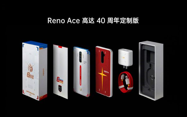 Oppo hizo una edición Gundam de su teléfono Reno Ace de carga rápida