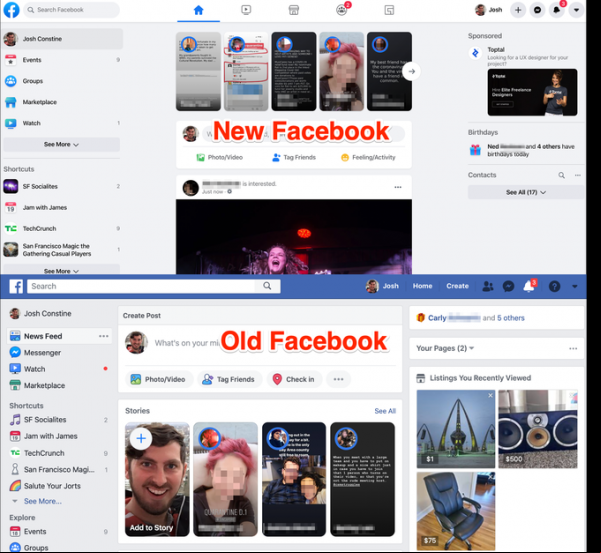 Tema oscuro de Facebook llega a la aplicación de escritorio