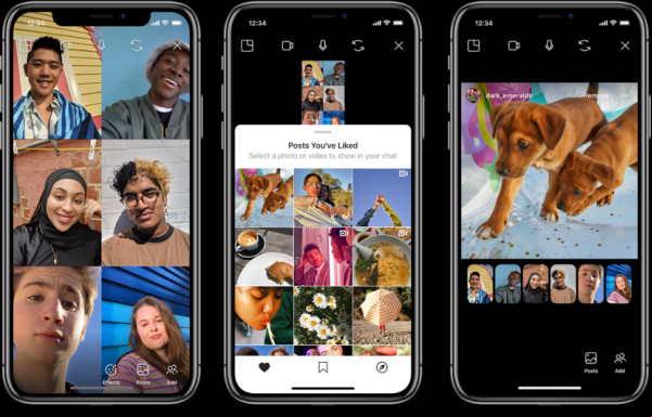 Instagram te permite navegar por publicaciones con amigos mientras chateas por vídeo