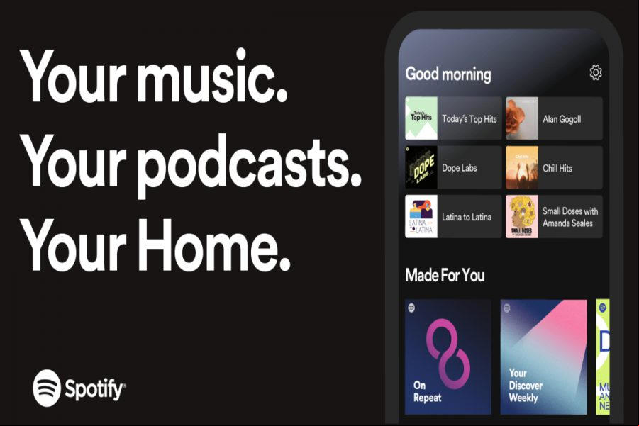 Pestaña Inicio de Spotify se renueva en teléfonos Android