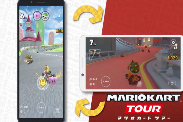 Modo apaisado de Mario Kart Tour ya está disponible en Android