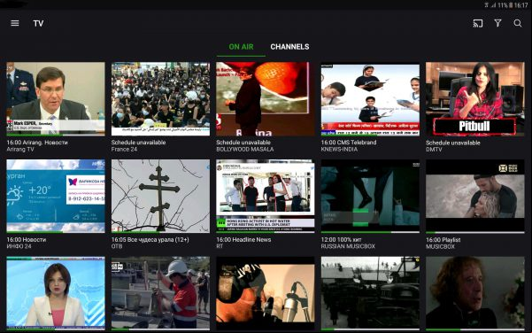 SPB TV World es otra excelente alternativa para ver TV en vivo gratis en Android TV. Actualmente cuenta con más de 100 canales.