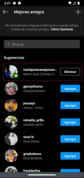 mejores amigos en Instagram