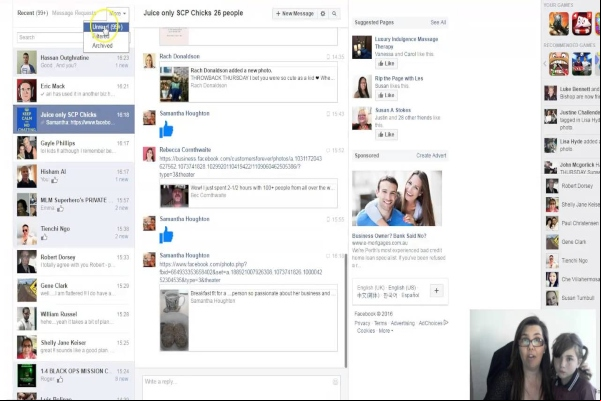 Cómo ocultar "Escribiendo" y "Visto" en Facebook Messenger