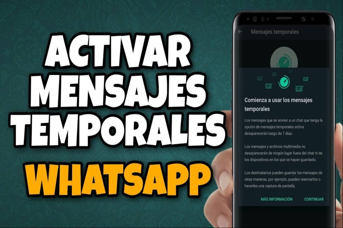 activar los mensajes temporales de WhatsApp