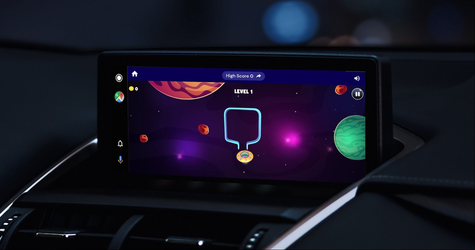 La última versión beta de Android Auto presenta nuevos juegos